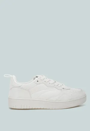 Faux Leather Casual Sneakers By MODE