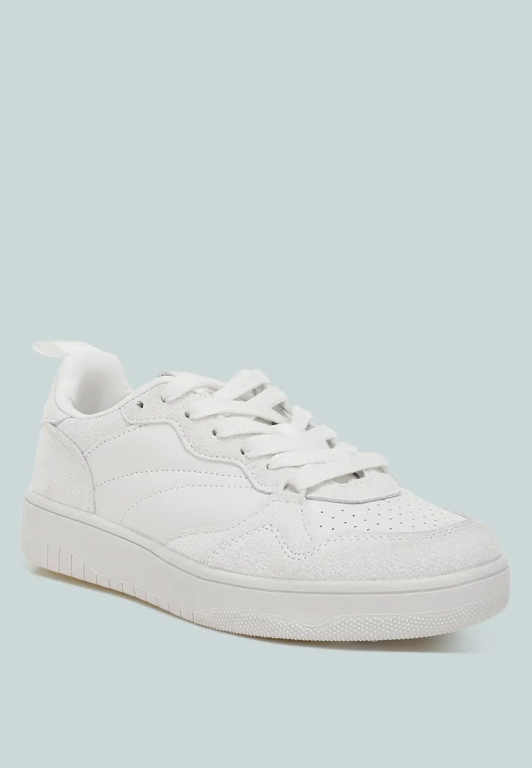 Faux Leather Casual Sneakers By MODE