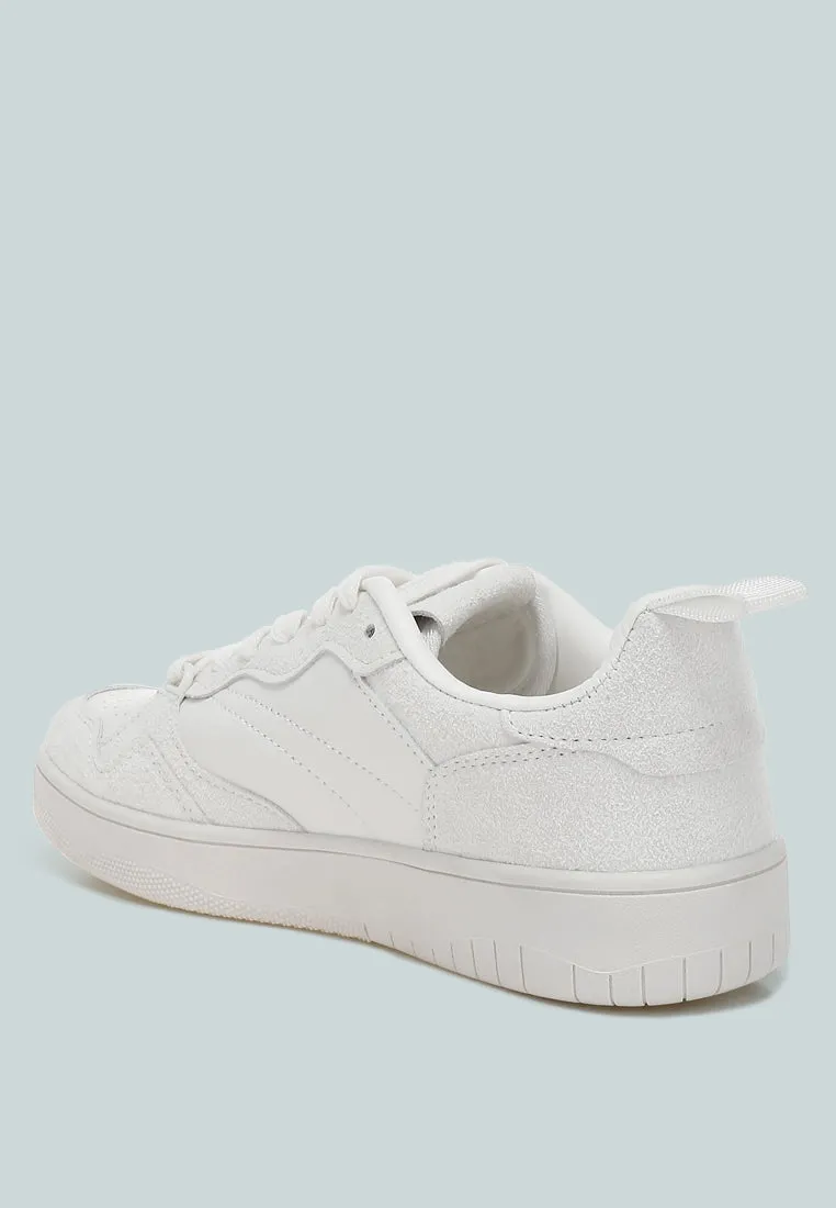 Faux Leather Casual Sneakers By MODE