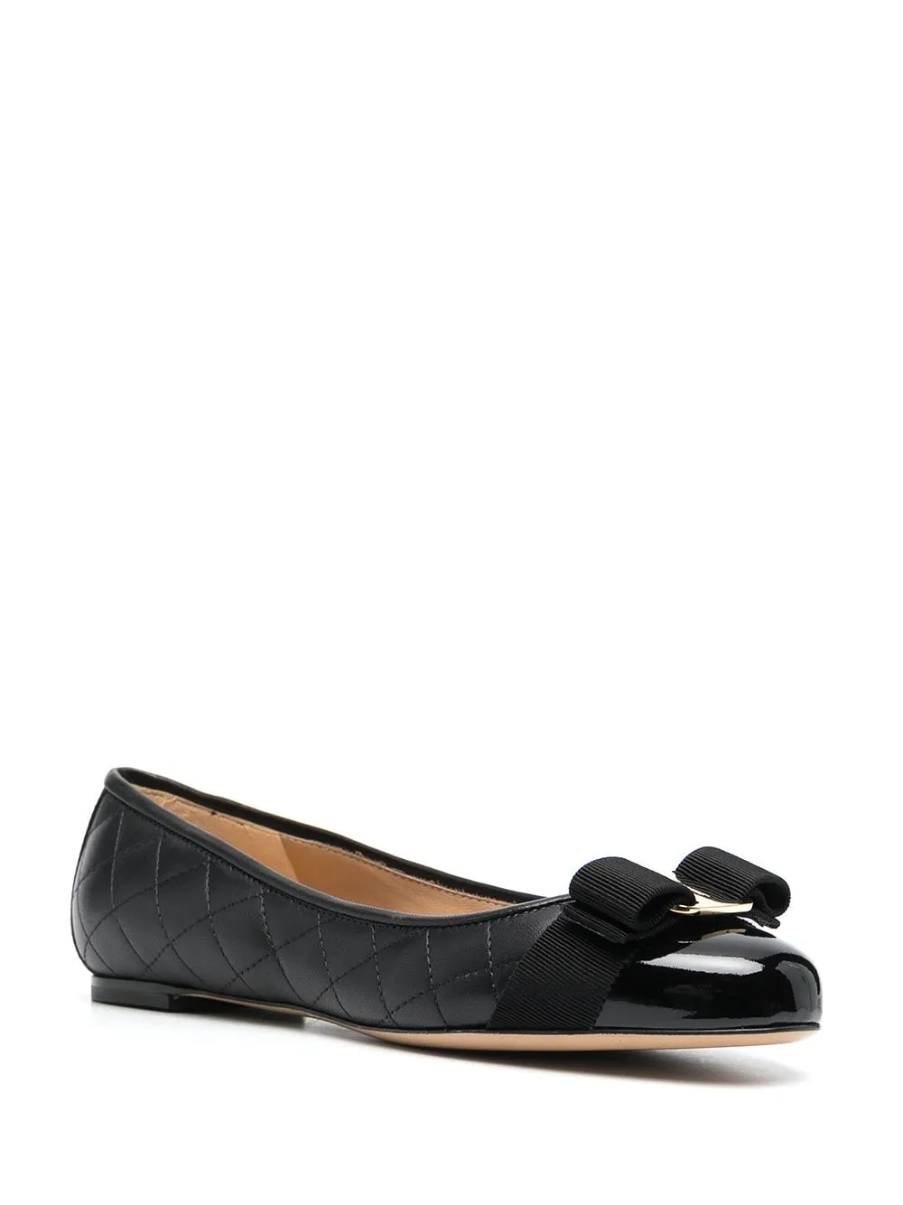 Ferragamo Flat Black Shoes