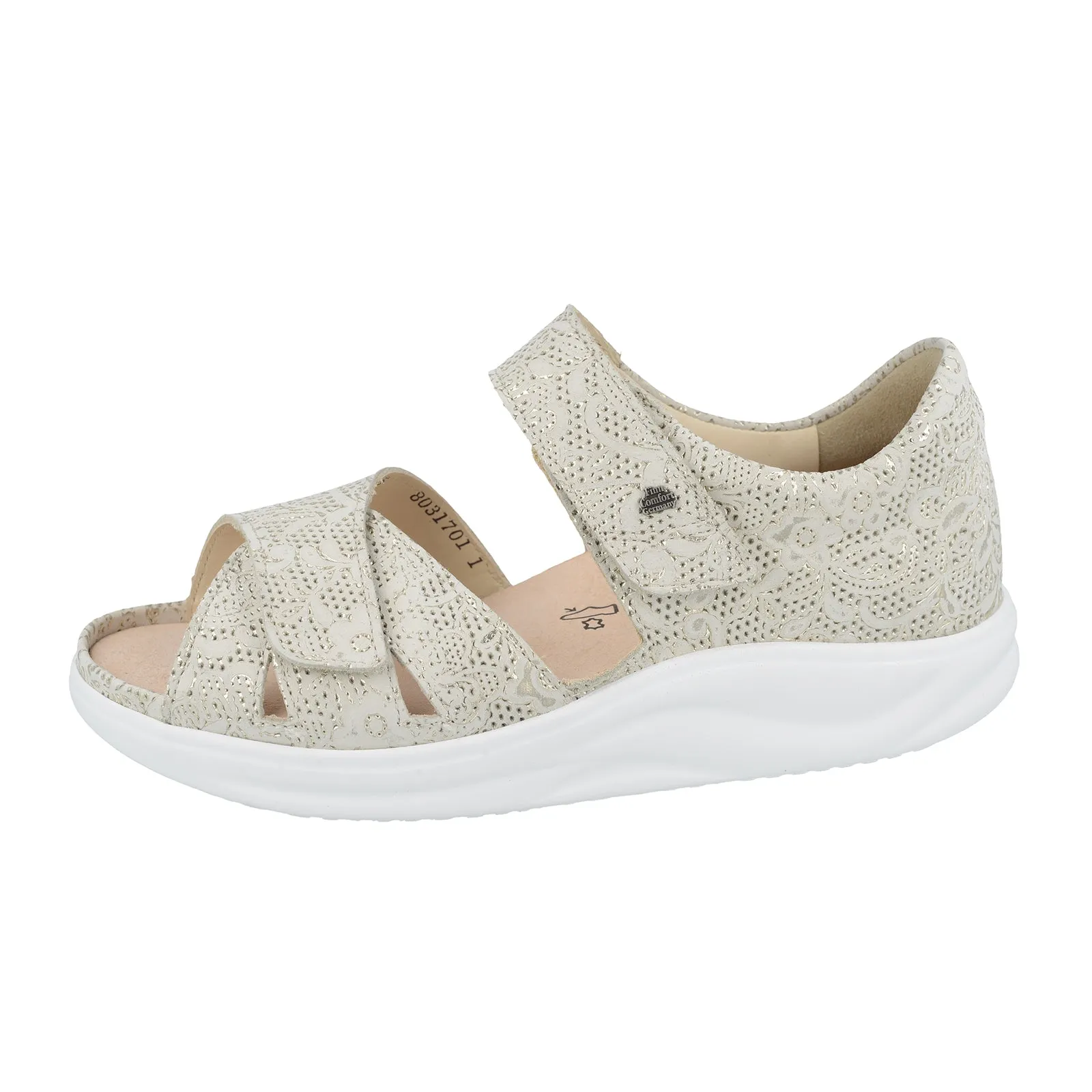 Finn Comfort Makuhari Backstrap Sandal (Women) - Champagne Garden