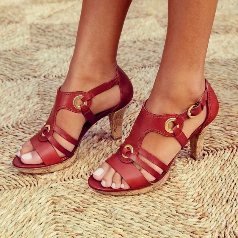 Francesca - Stylish Comfort Heel Sandal