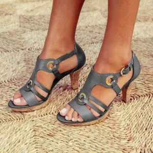 Francesca - Stylish Comfort Heel Sandal