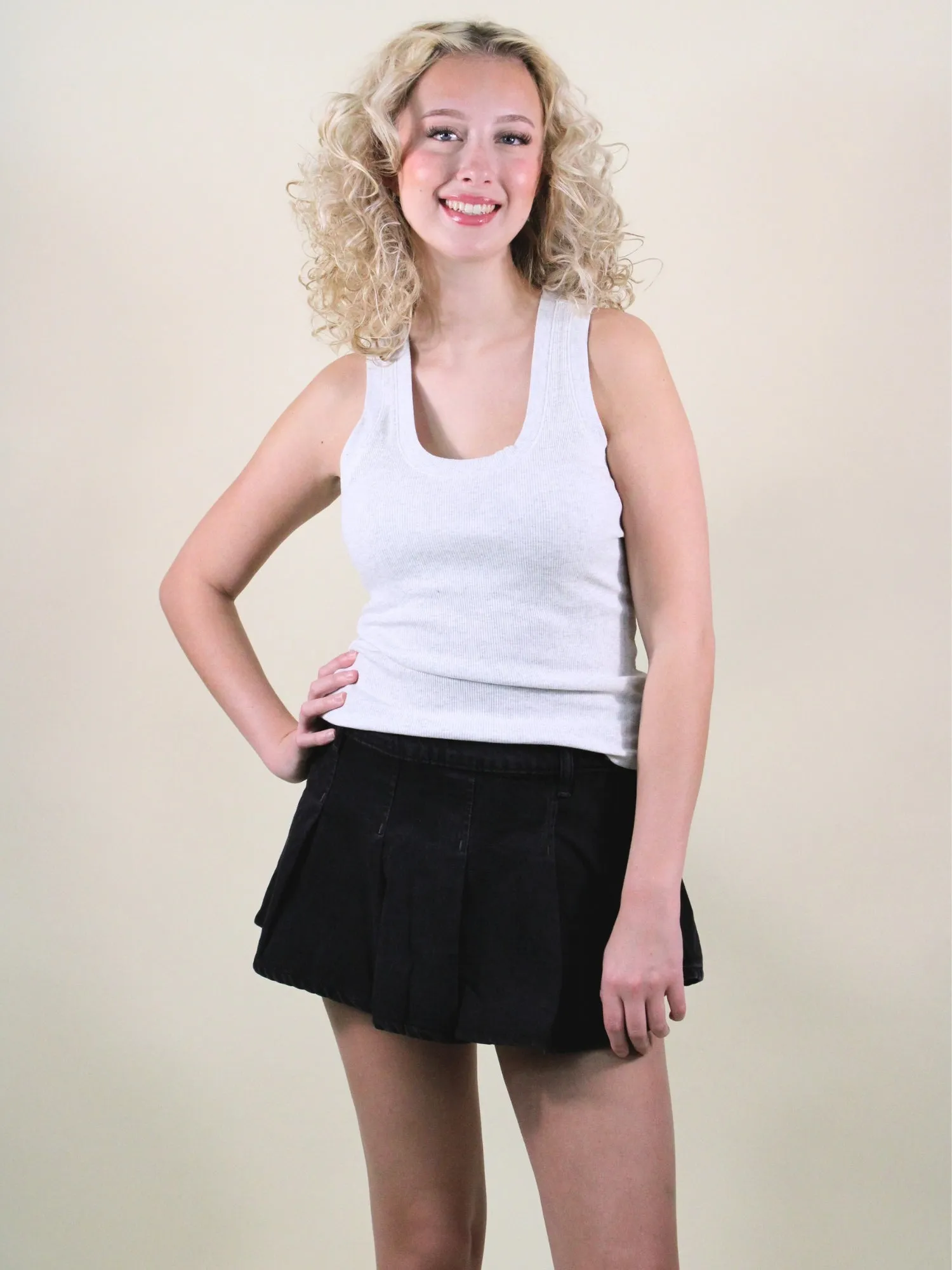 Free People Stephie Denim Skort: In The City