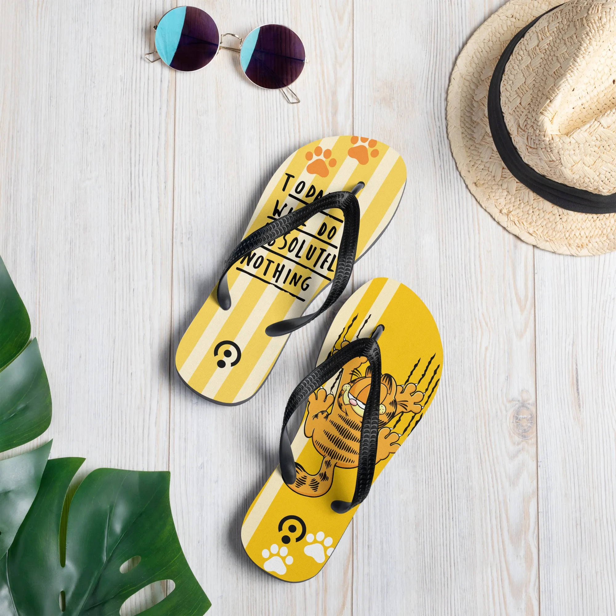 Garfield Lazy Day Flip-Flops