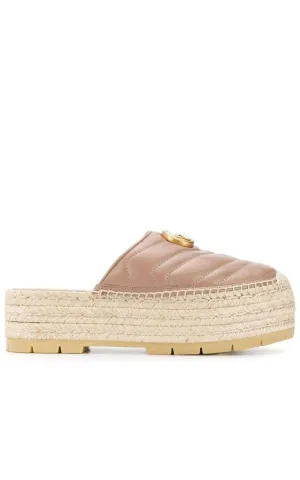 GG Espadrille Mules