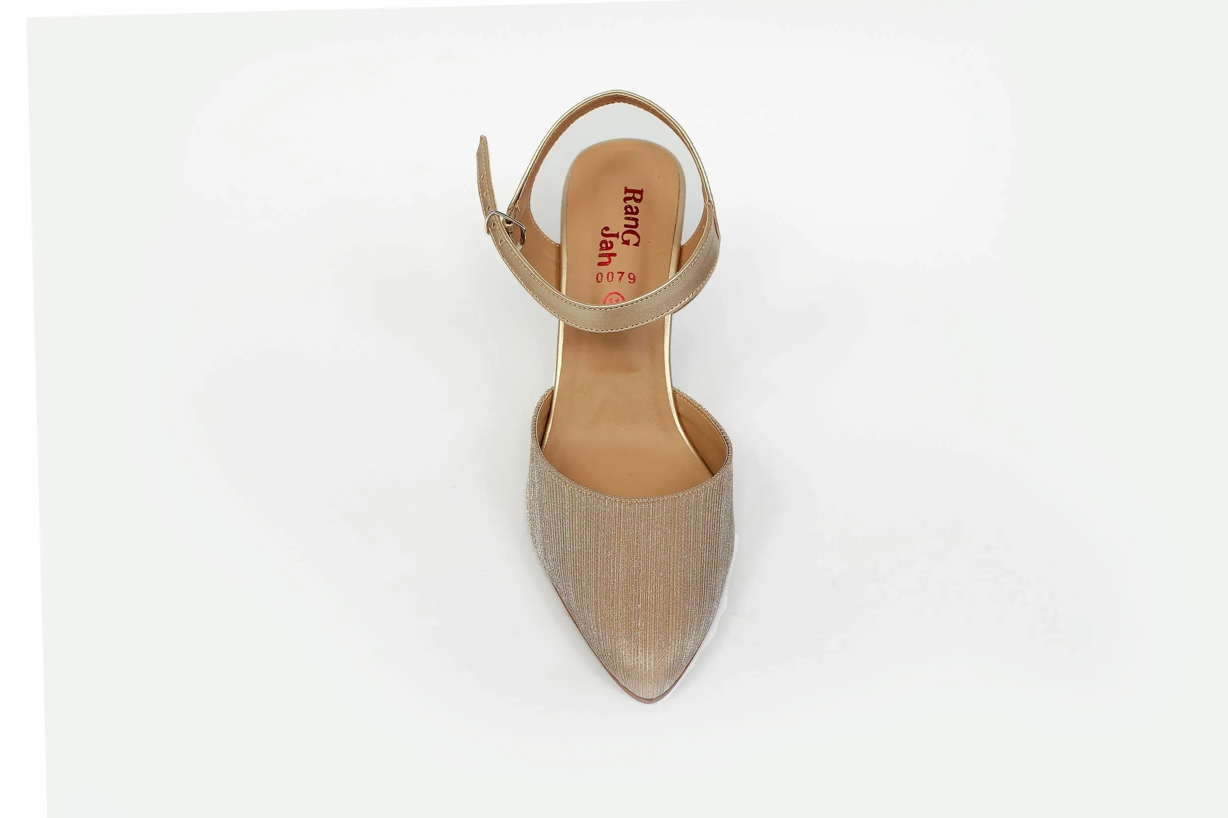 Golden Color Back Open Shoe-RS7