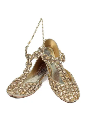 Golden Color Ethnic Khusa-RS38