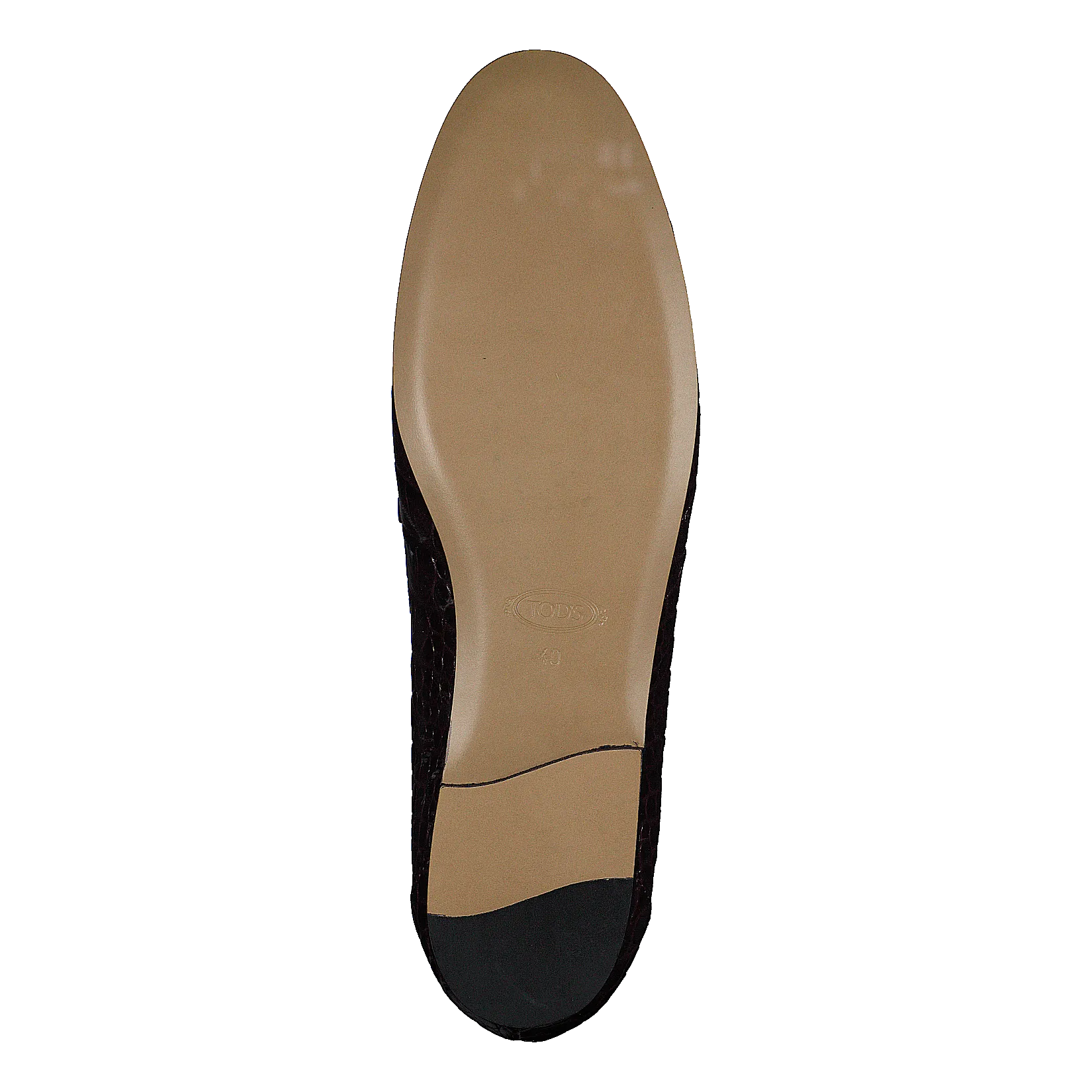 Gommini Double T Brown Printed Reptile