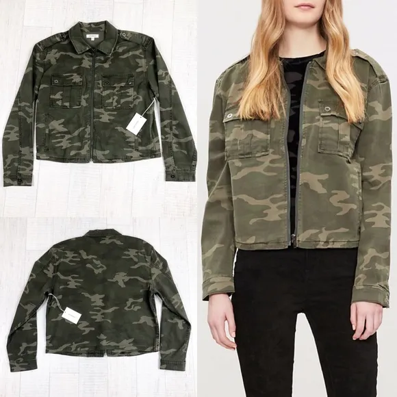 Good American Camo Military Jacket Plus 0/0 or 0X