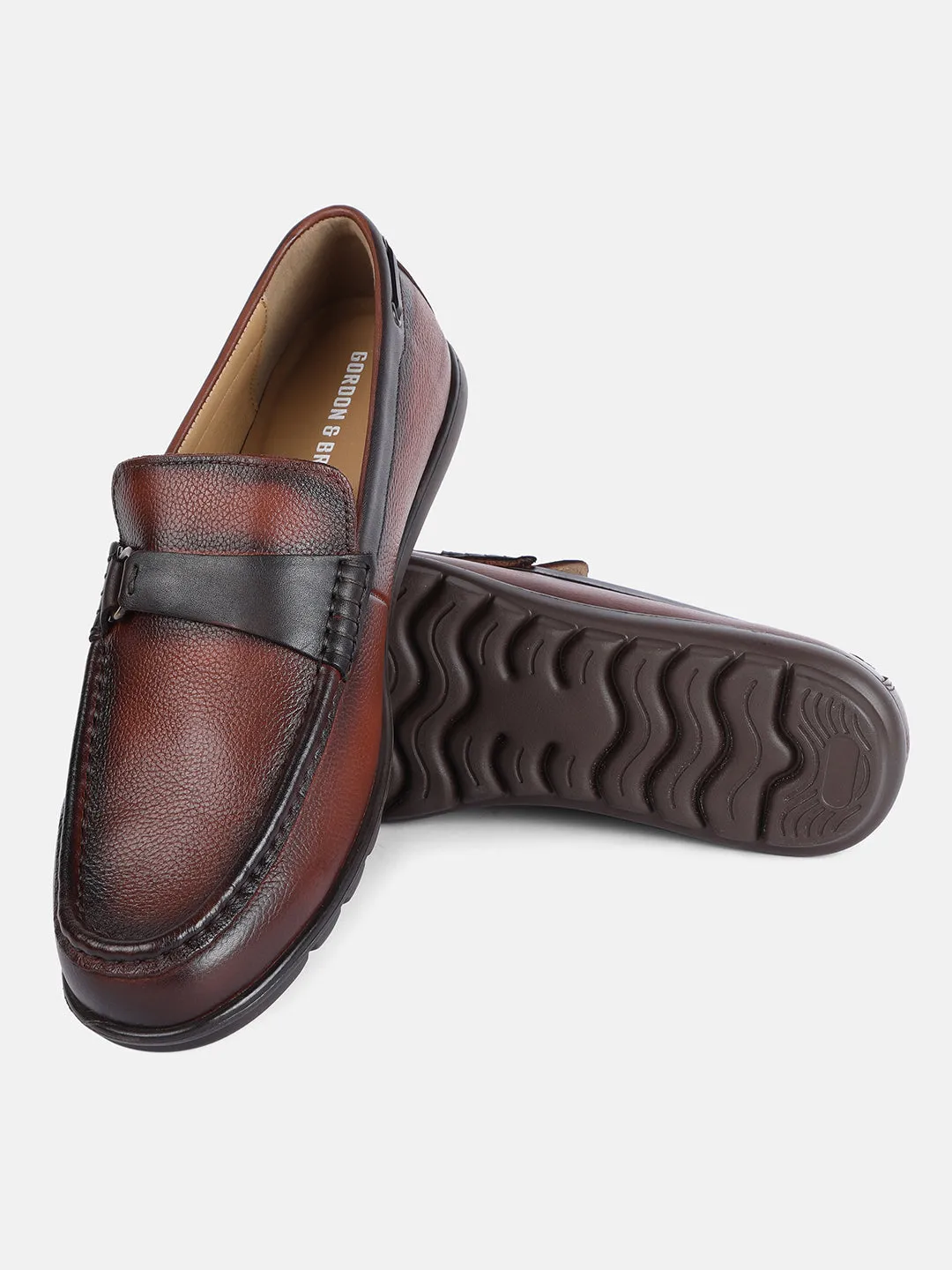 Gordon And Bros Tan Men Loafer
