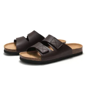Graham – Cork Slippers with Velcro Strap