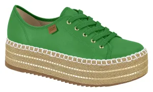 Green Espadrille Sneakers.