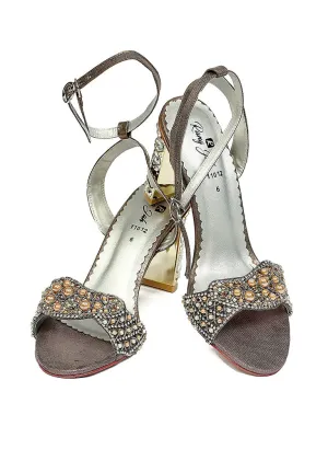Grey Color Formal Sandals-RS24