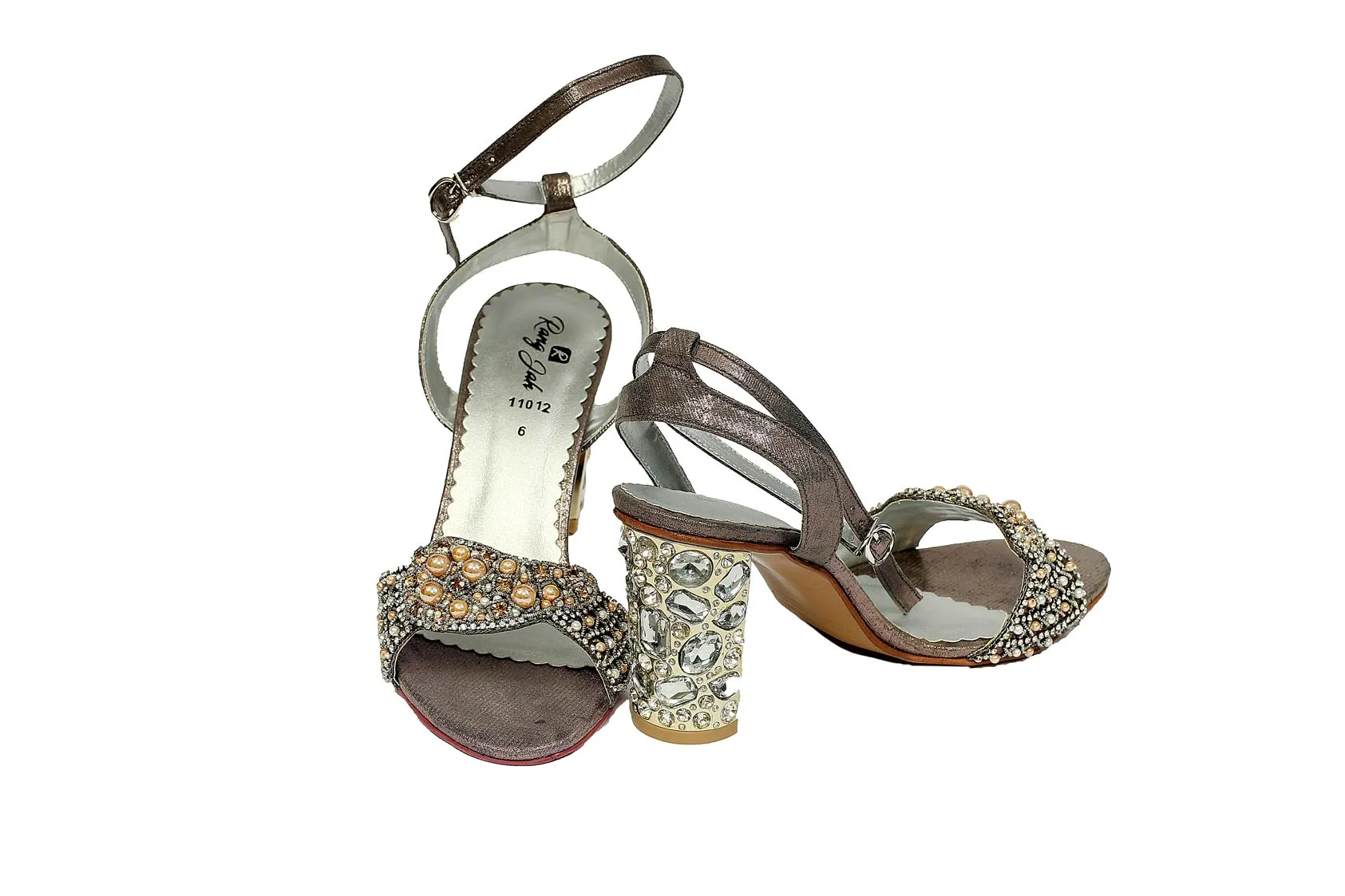 Grey Color Formal Sandals-RS24