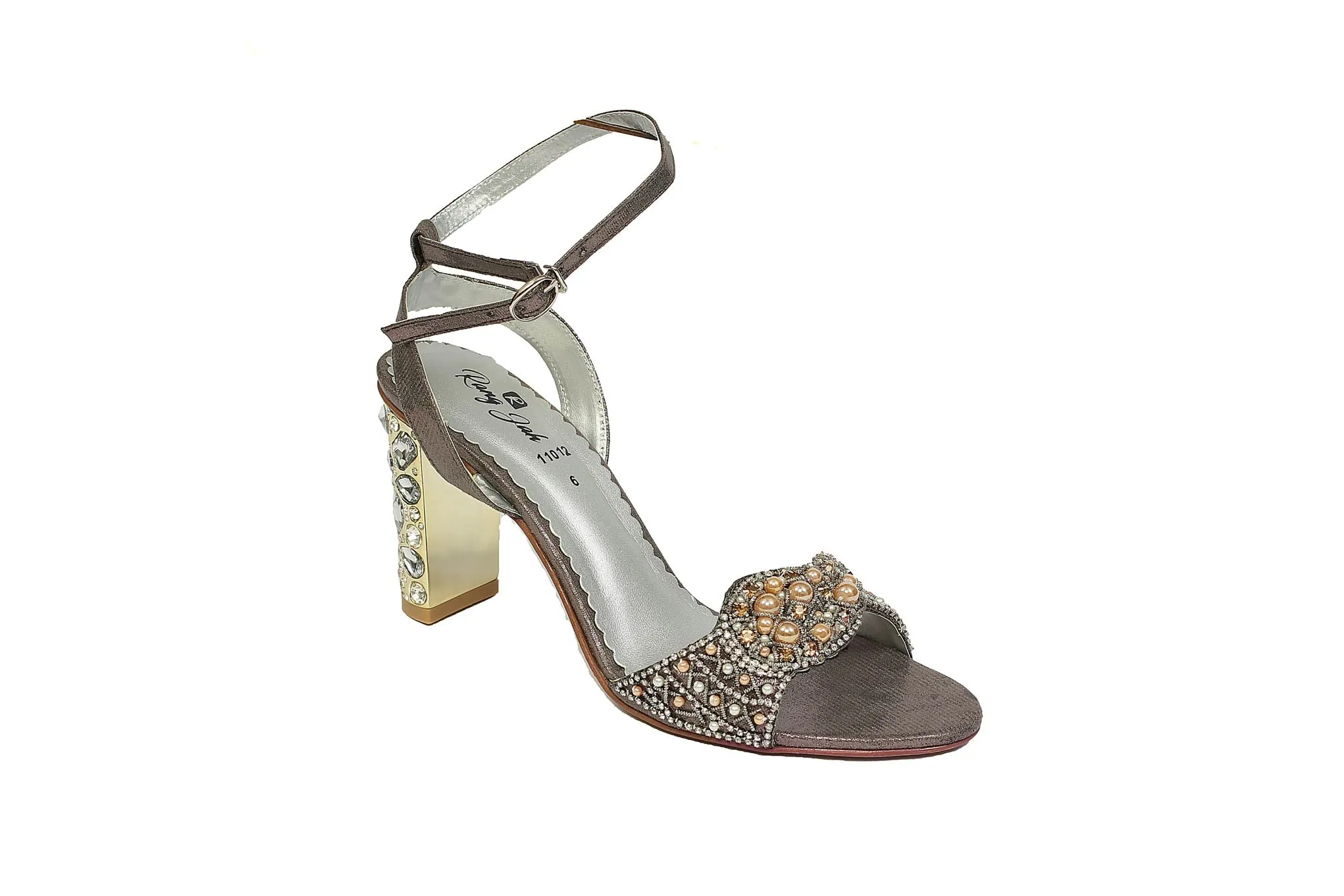 Grey Color Formal Sandals-RS24