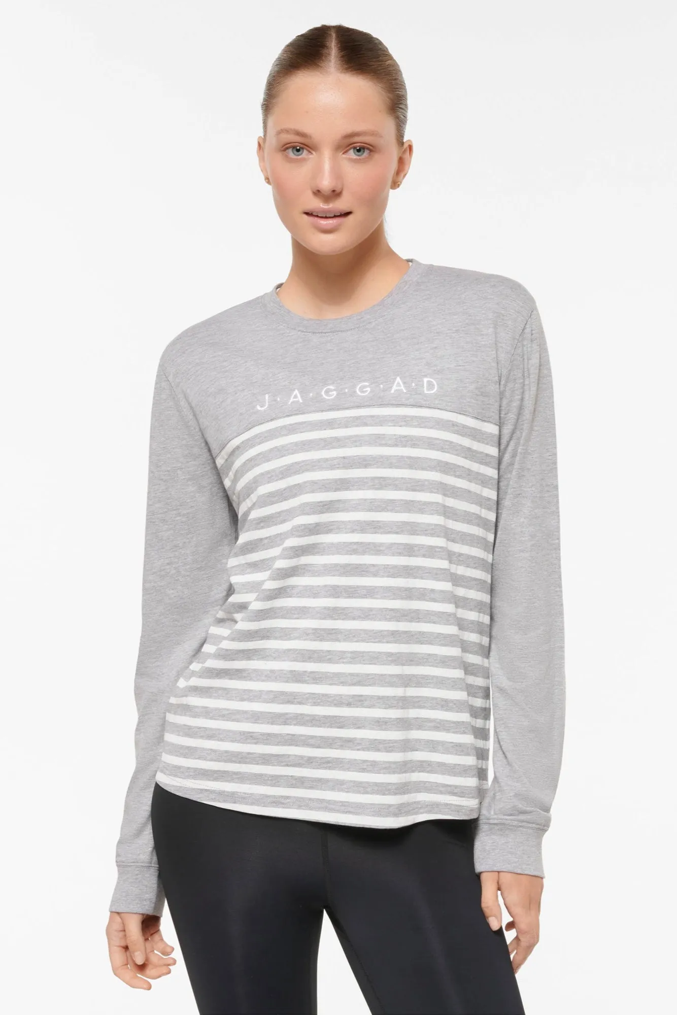 HARLEM CLASSIC LONG SLEEVE TEE GREY