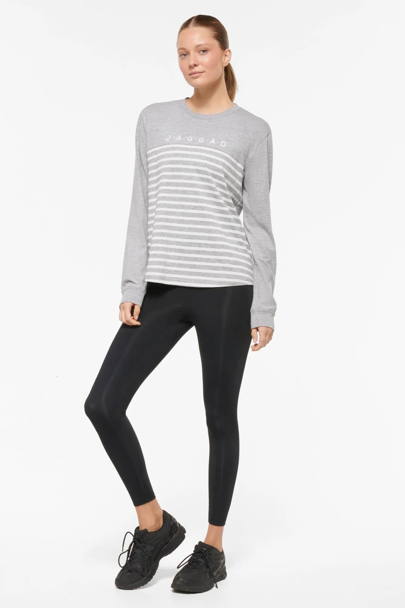 HARLEM CLASSIC LONG SLEEVE TEE GREY
