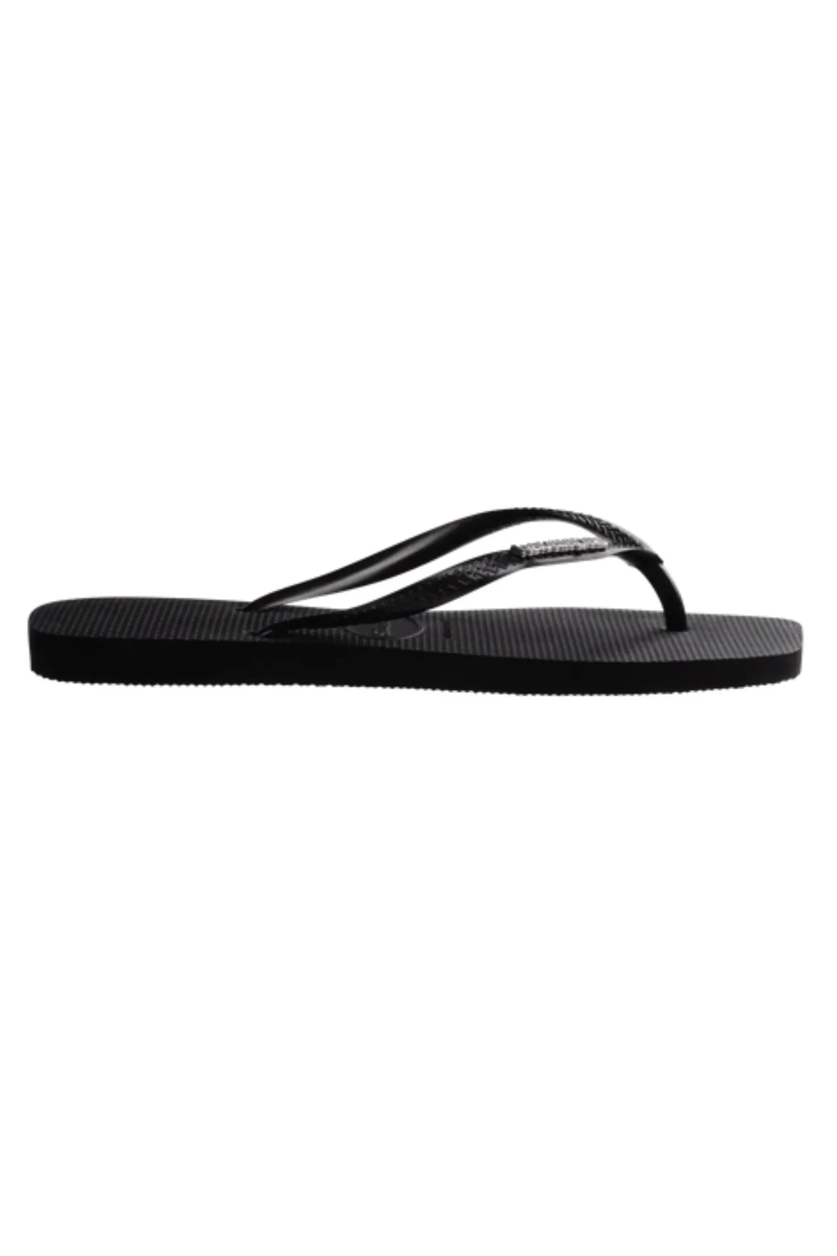 Havaianas - Flip flops - Black/Silver - Slim square logo metallic FC sss