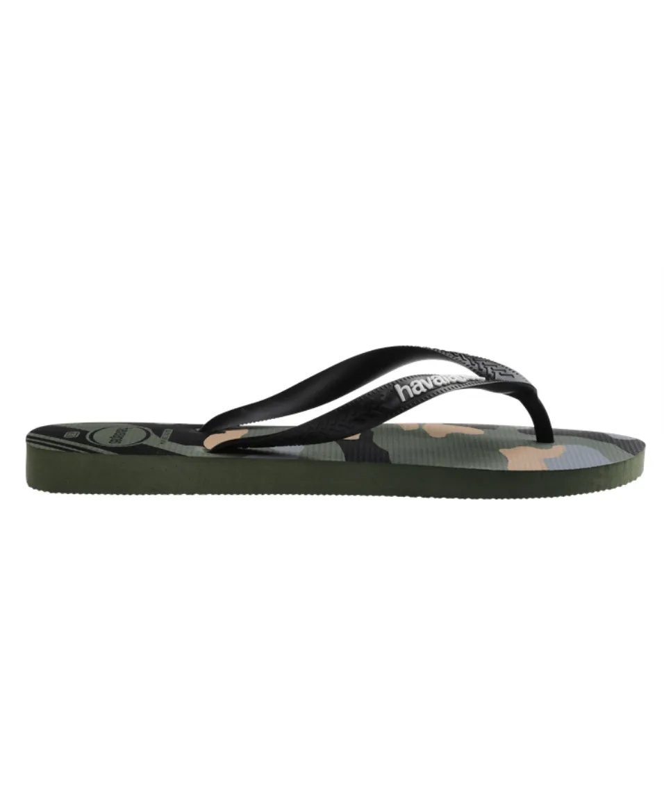 Havaianas - Flip-flops - Verde Olive/Preto - Brasil Logo FC sss