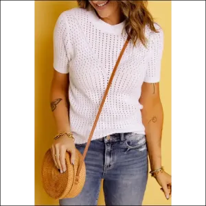 Holy Chic White Hollow! Needful Things Knit Top ! 💀🔥