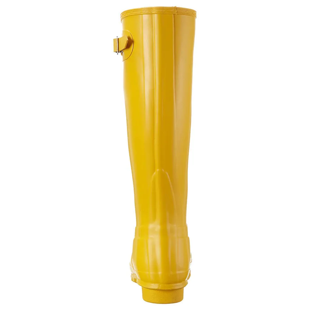 Hunter Original Tall Rubber Women's Wellington Boots - Yellow