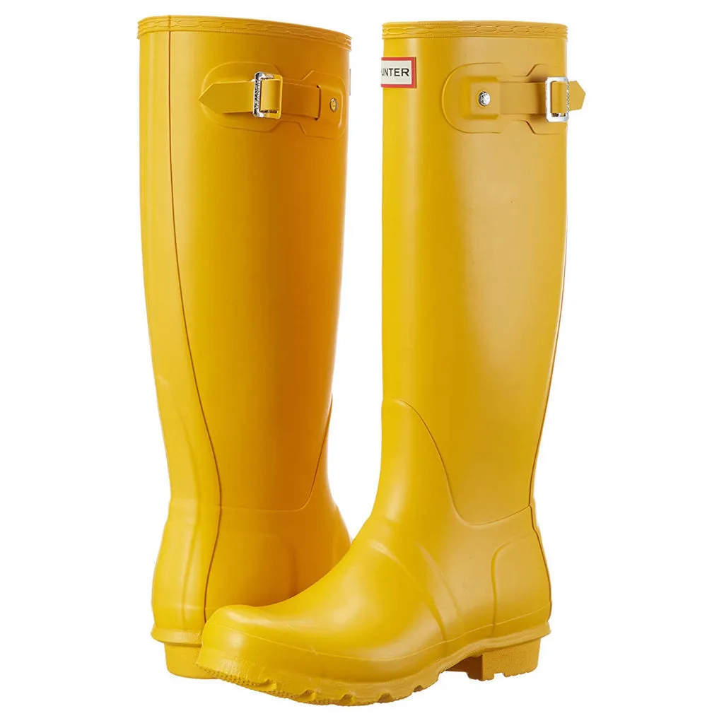 Hunter Original Tall Rubber Women's Wellington Boots - Yellow
