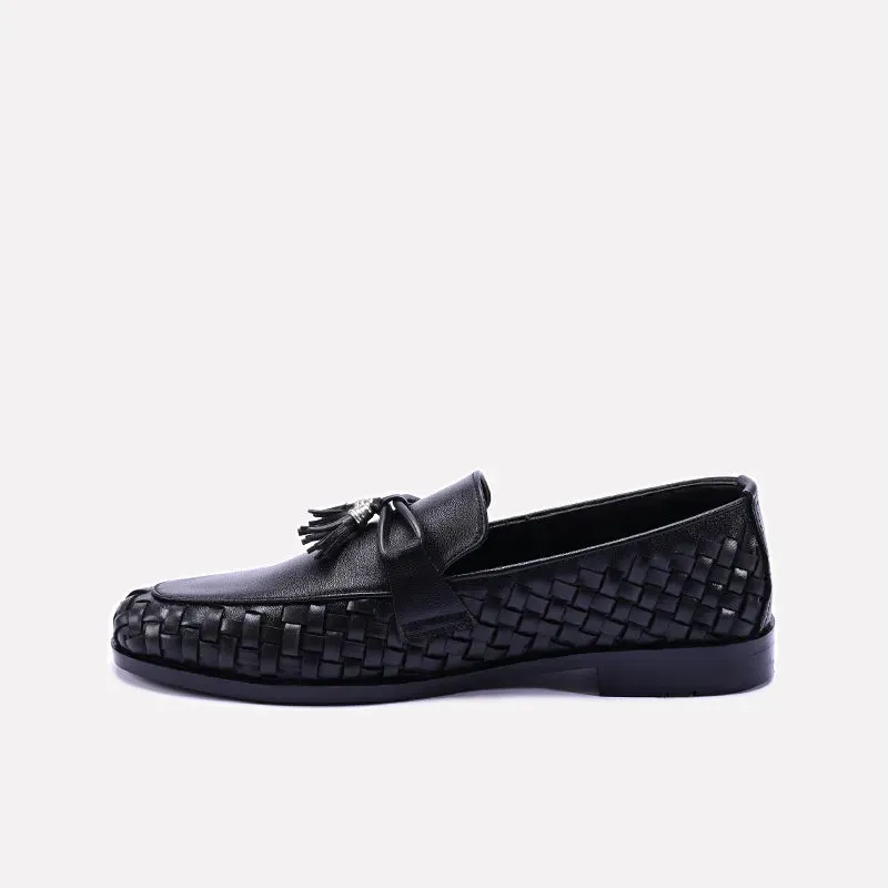 Imperium Black Formal Tassel Loafers 0111041