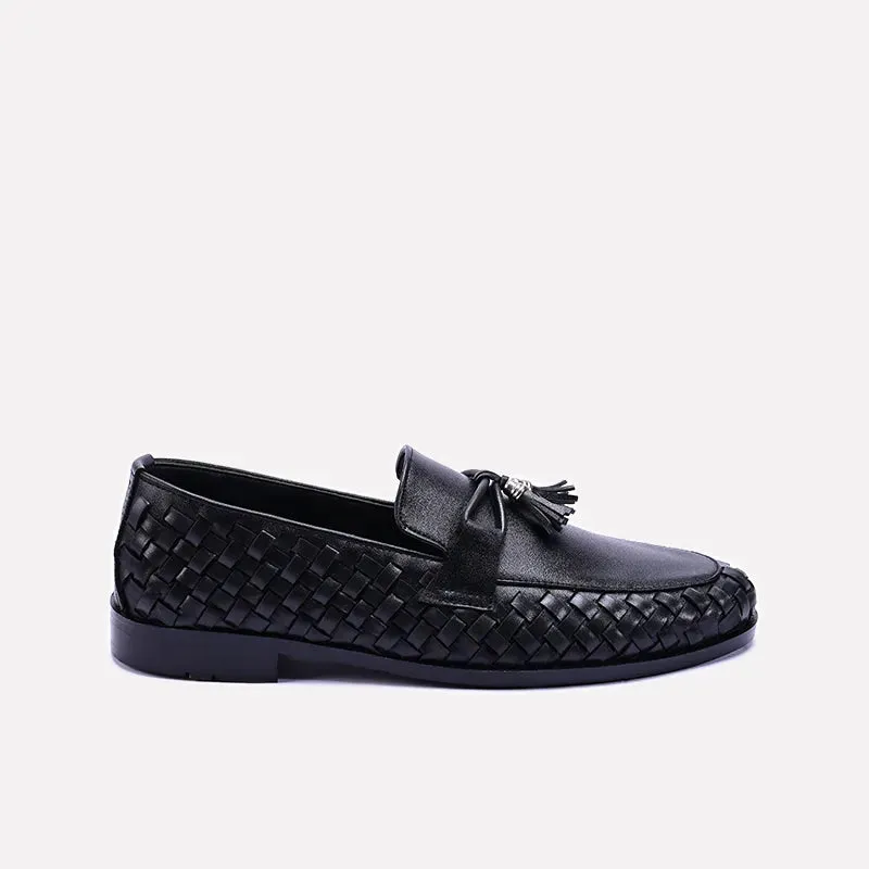 Imperium Black Formal Tassel Loafers 0111041
