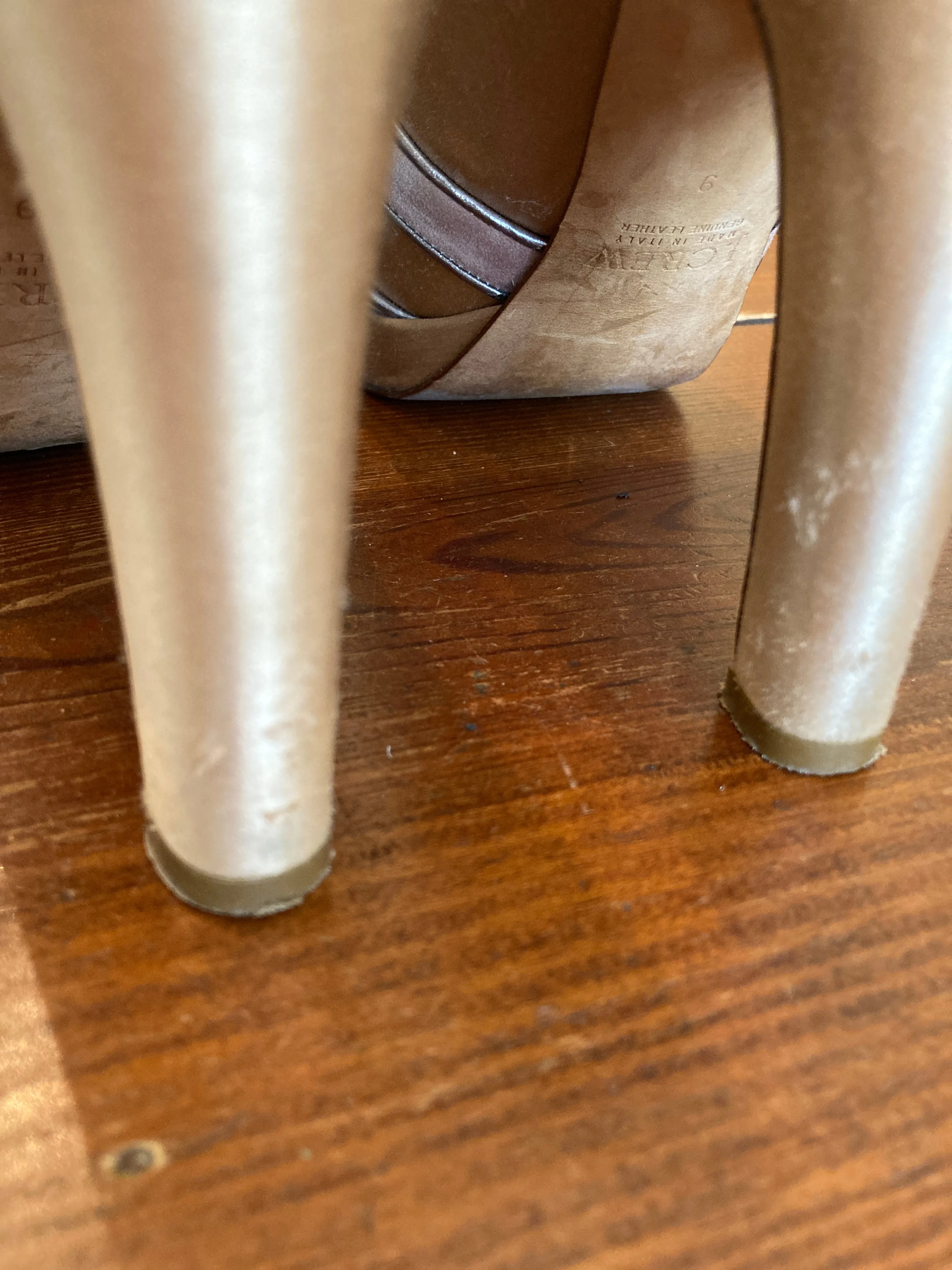 J. Crew Satin and Suede Beige Peep-toe, 9