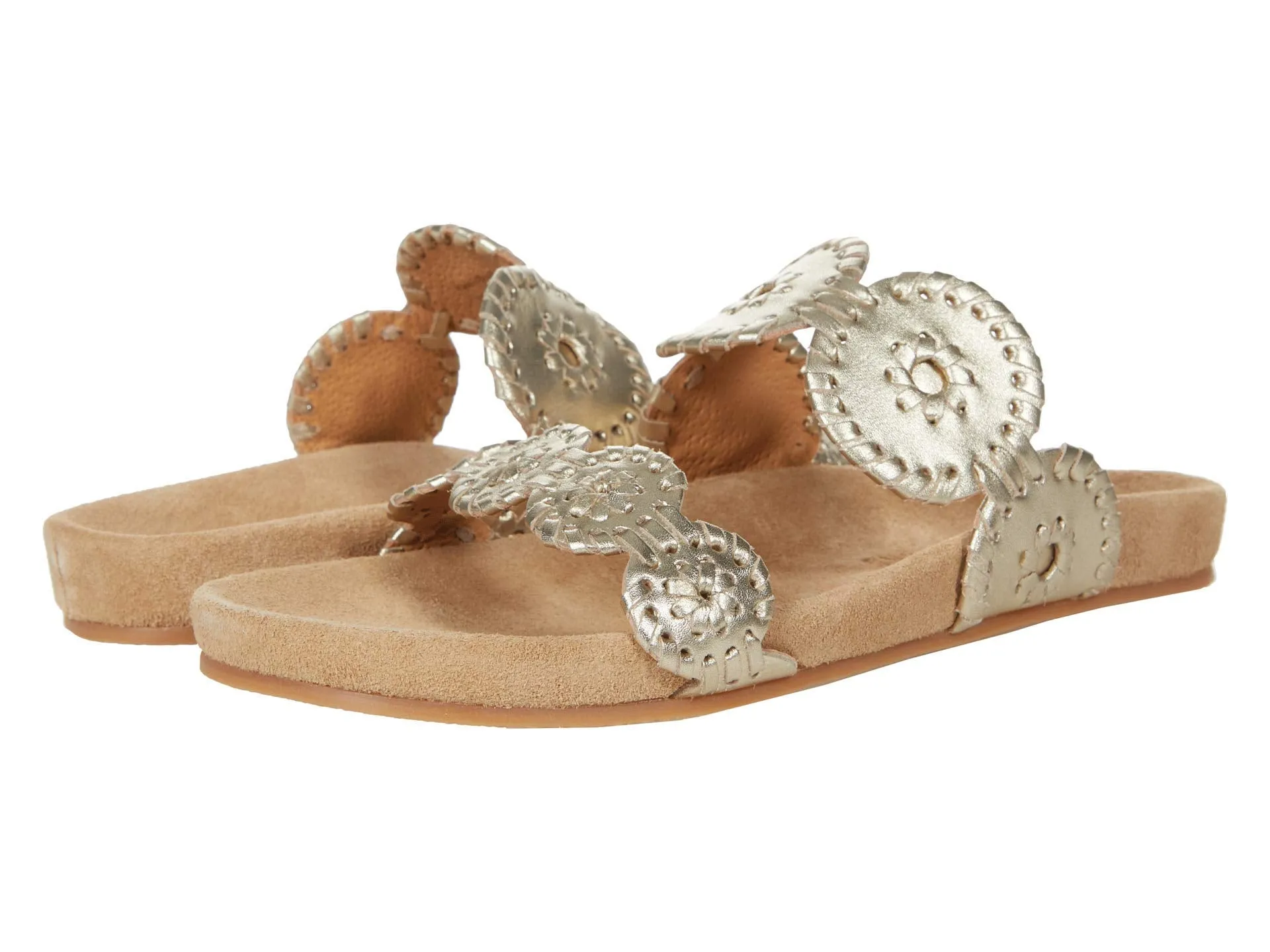 Jack Rogers Comfort Lauren Platinum 6 M