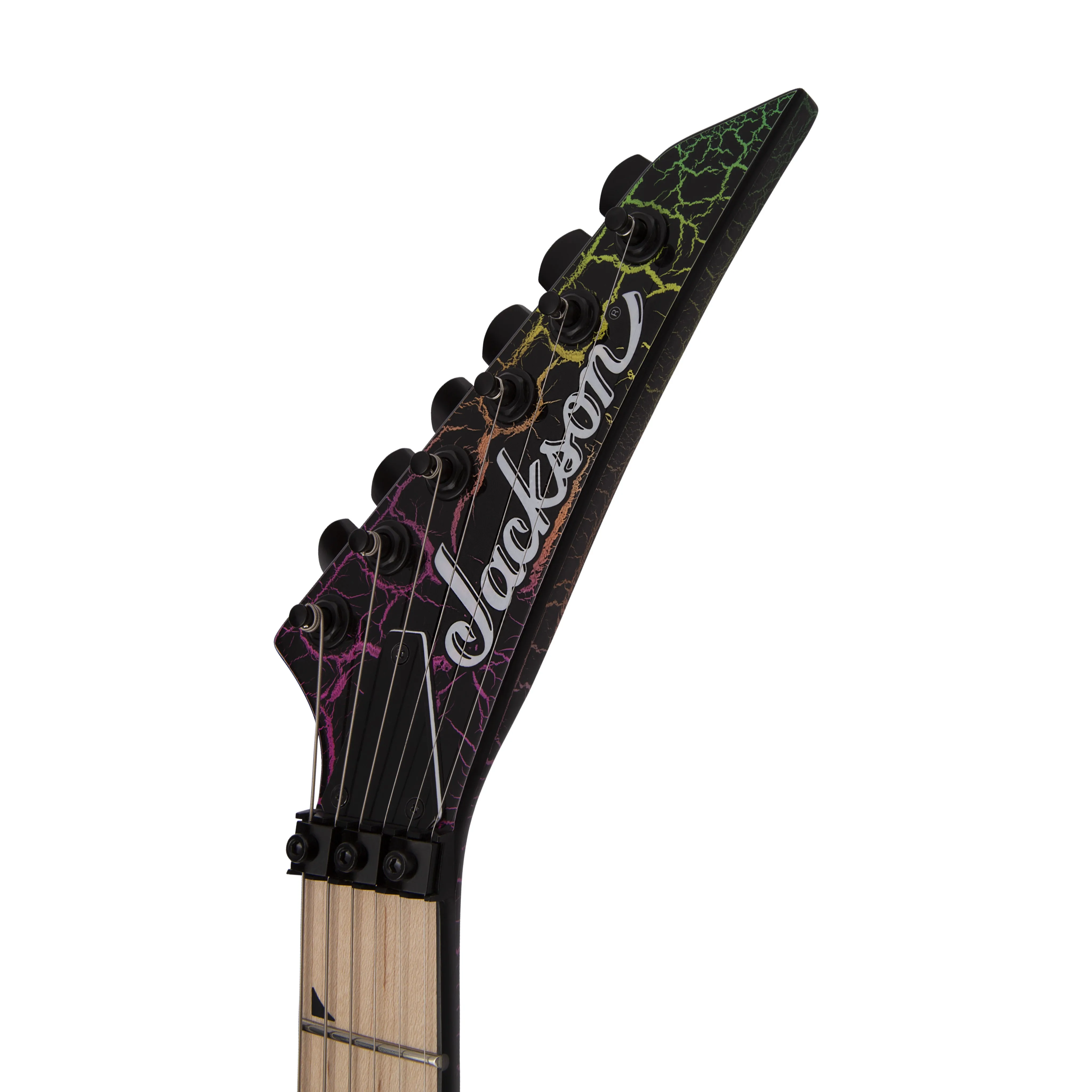 Jackson SL3M Pro Series Soloist Electric Guitar, Maple FB, Rainbow Crackle (B-Stock)