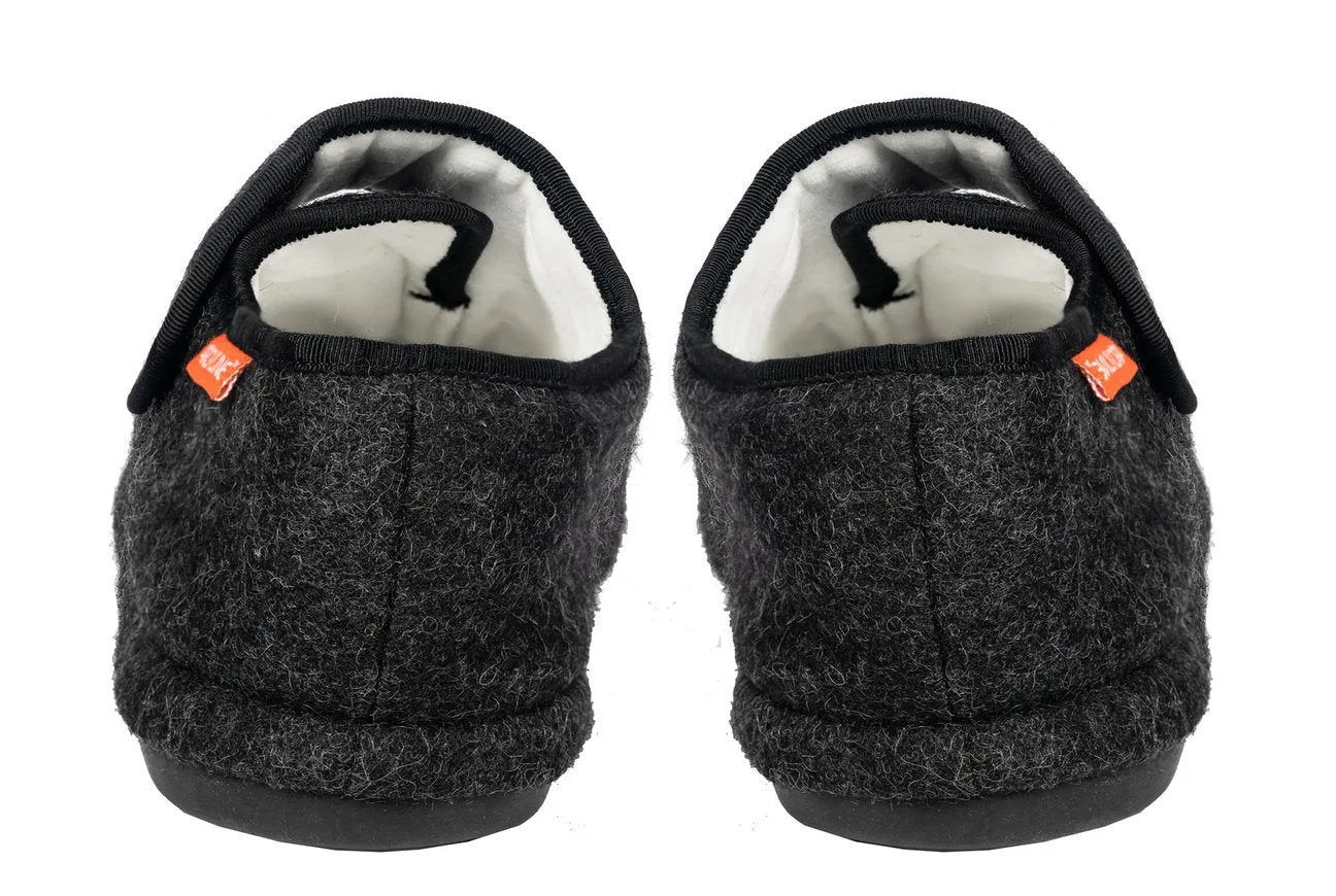 JOHNNY PLUS SLIPPER || CHARCOAL || ARCHLINE