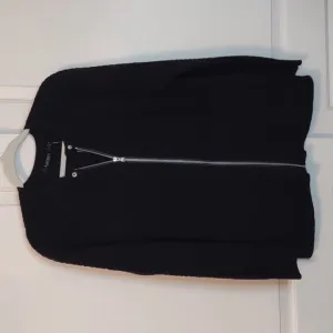 Lauren Ralph Lauren Black Cardigan Sweater Zip Up 100% Cotton 1X NWT