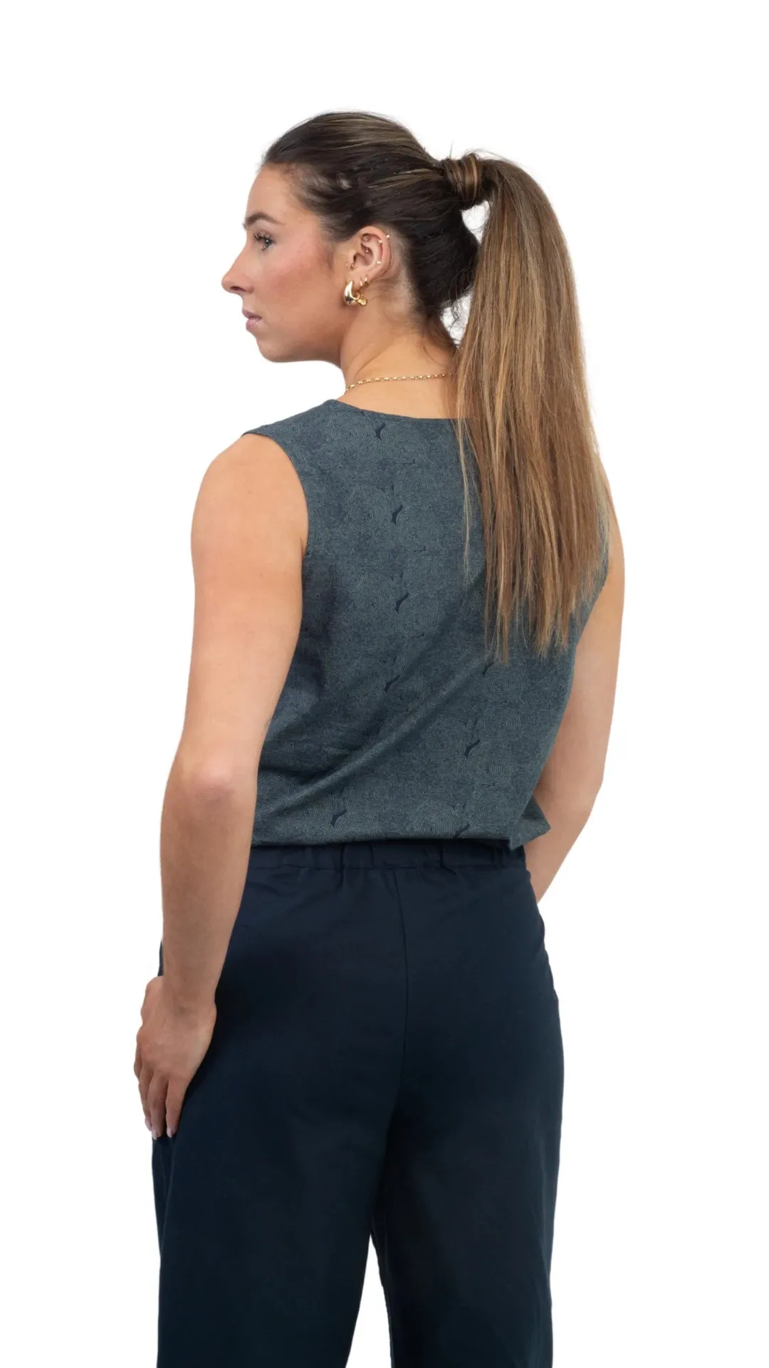 Limited Edition Prussian Blue Jumpsuit: Sustainable Women’s Fashion UK | Karee