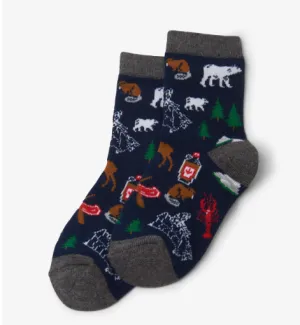 Little Blue House True North Kids Crew Socks