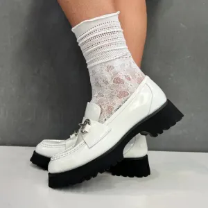 Loafer Sock - White