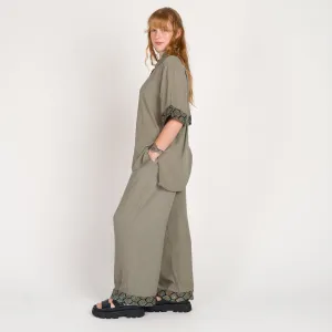 LONG SHIBORI SETS Sage Green GB-110