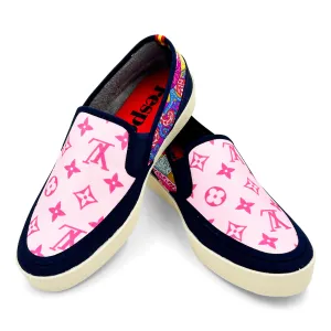 LOUIS CAUCASE Pink/Blue Sport Loafer
