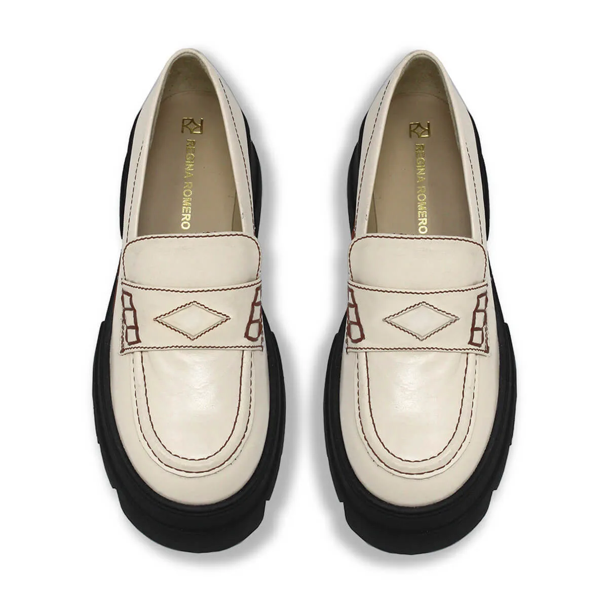 LOVE 65 - Latte Regina Romero Zapato Tenis Urbano Sport Para Dama en Piel