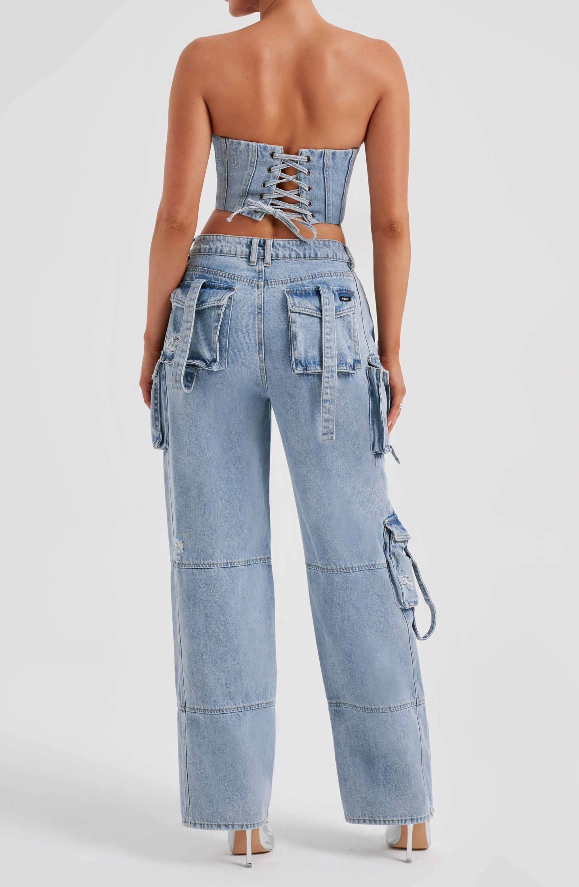 Lucia Cargo Pants - Blue