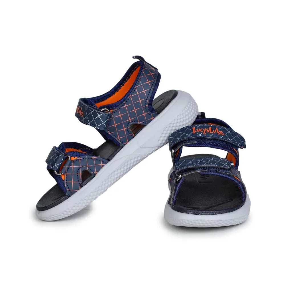Lucy & Luke (Blue) Casual Sandal For Kids Hippo-4 By Liberty