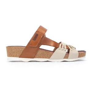 'Mahon' women's slide sandal - brown mix
