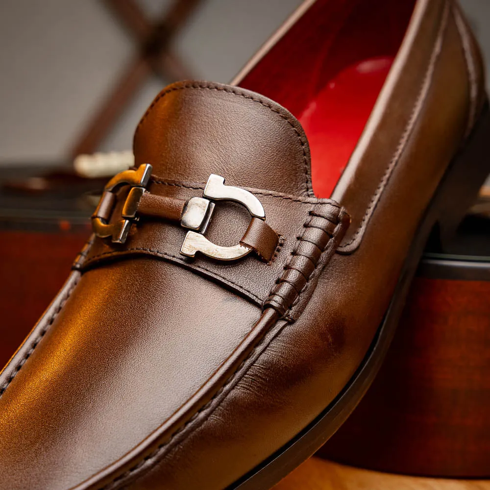 Marco Di Milano Cassarano in Brown Calf Leather Loafers
