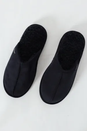 Martin Open Back Slipper - Navy