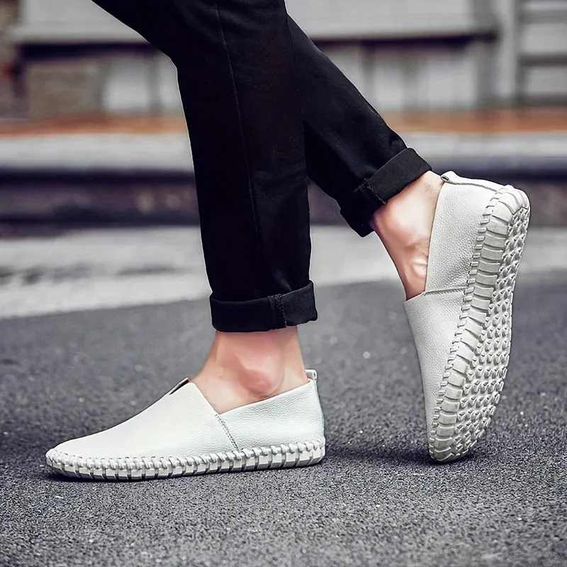 Matt - Elegant men's genuine leather loafers