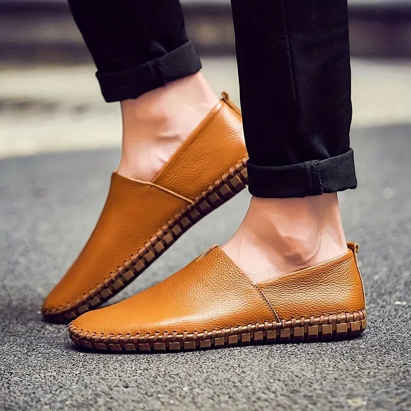 Matt - Elegant men's genuine leather loafers