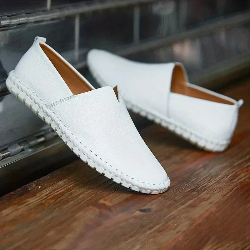 Matt - Elegant men's genuine leather loafers