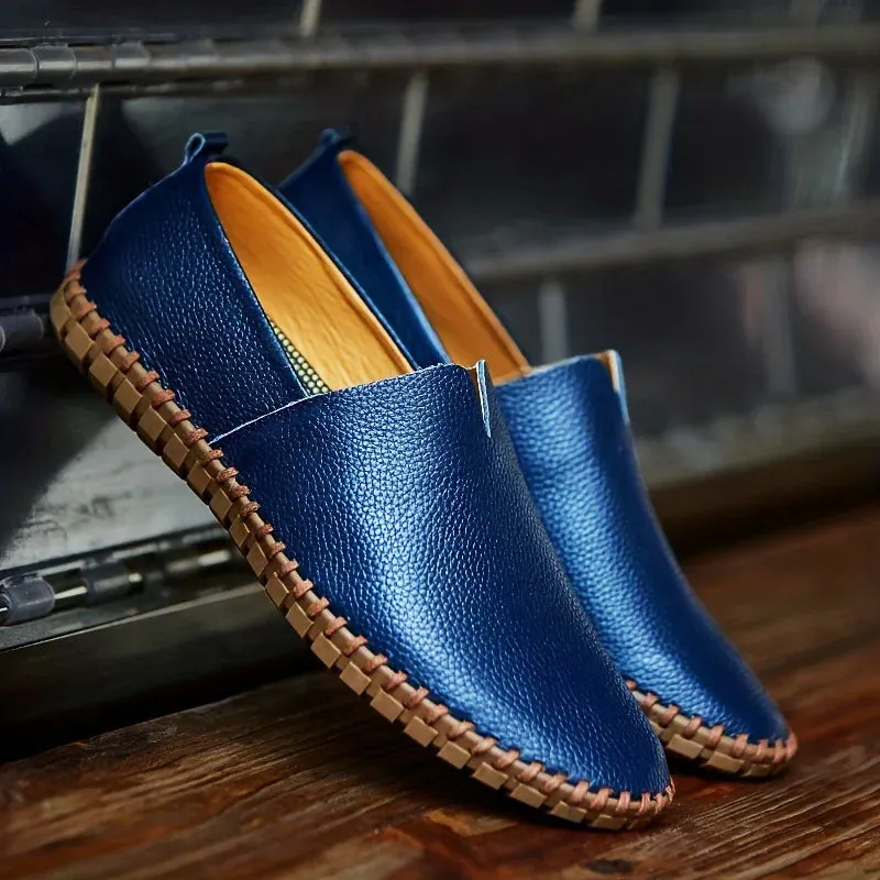 Matt - Elegant men's genuine leather loafers