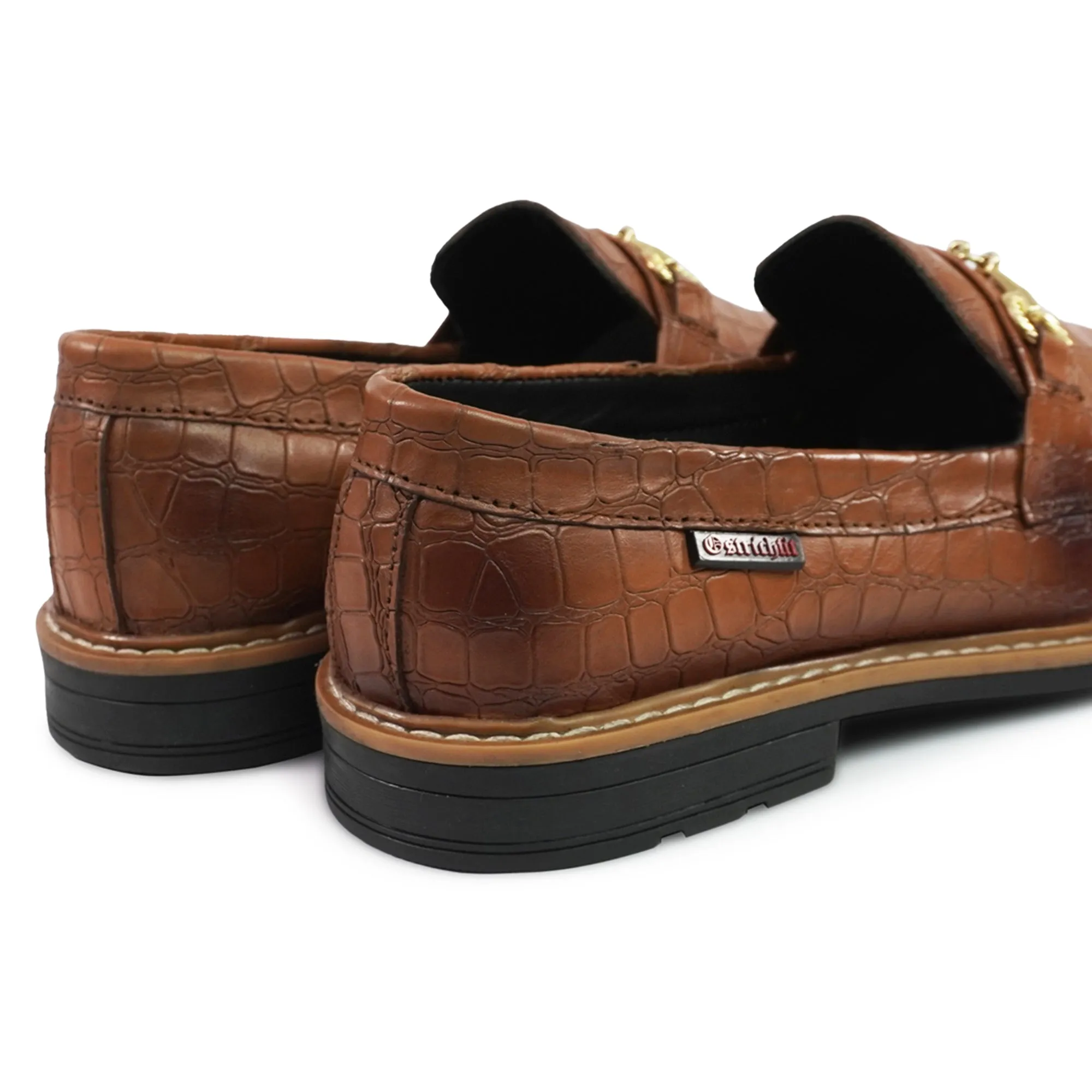MEN  LEATHER LOAFER  WITH DOUBLE STITCHED WELTS ART NO OF-3752